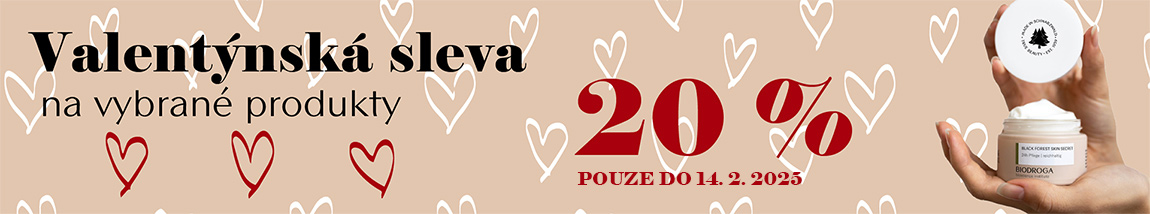 Valentýnská sleva na kosmetiku